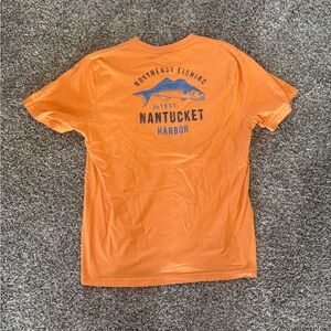 Izod Orange Nantucket Harbor Graphic Tee